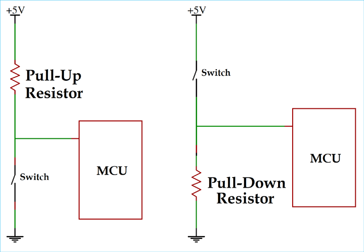 circuit pull-down resistor